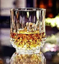 Whiskey Glass with Bucket or Tumbler and ice Handler Set of 7