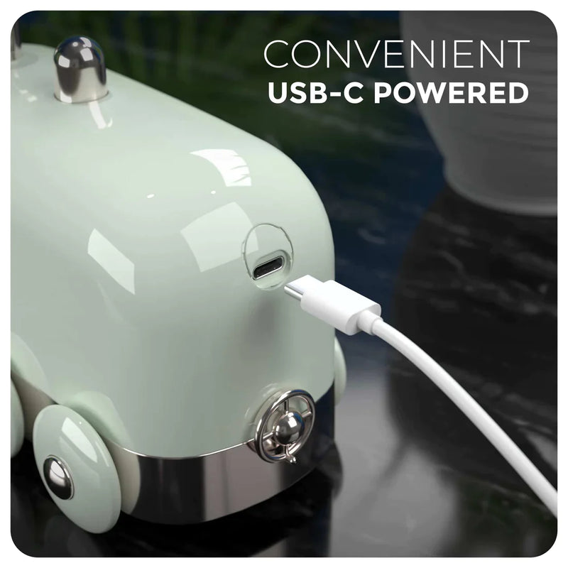 Mini Train USB Humidifier, Mini Personal Portable Small Humidifier with LED Light