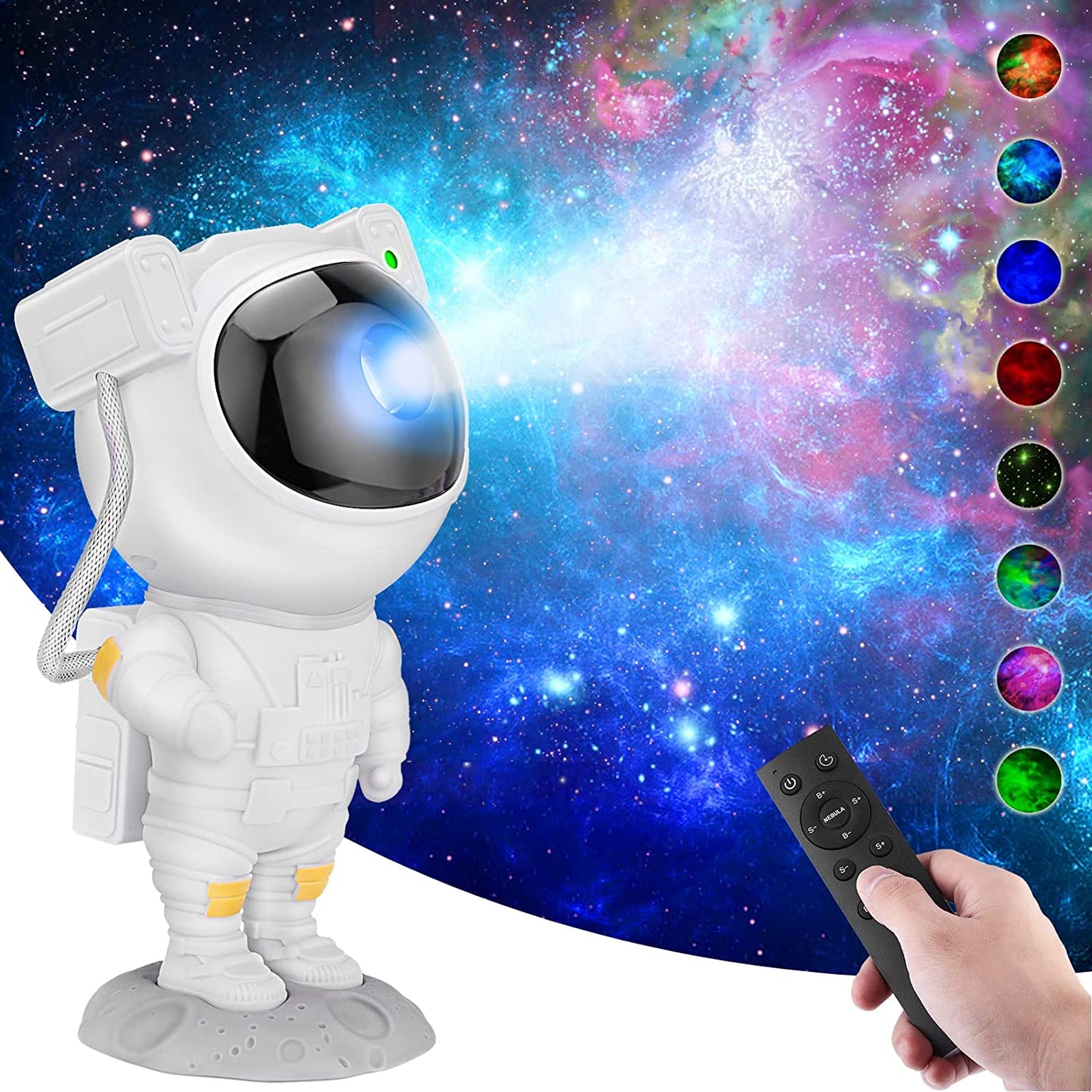 Astronaut Star Projector, Galaxy Projector with Timer and Remote Control - Skyborn