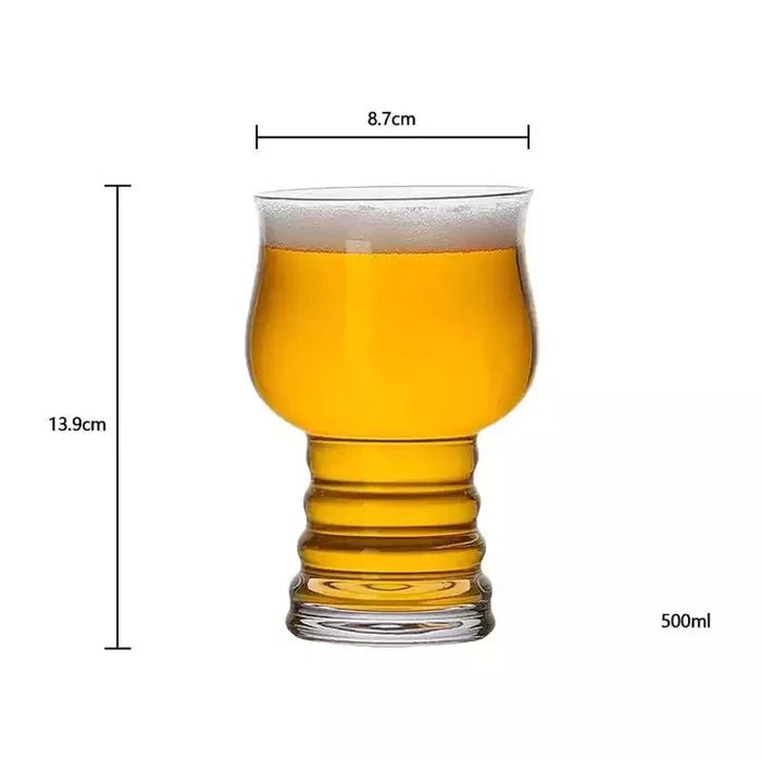 BEER GLASS FOR BEER DRINKERS GLASS SET 480 ML(Pack Of 6) - Skyborn