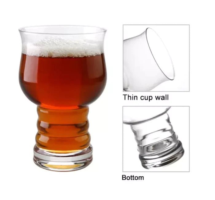 BEER GLASS FOR BEER DRINKERS GLASS SET 480 ML(Pack Of 6) - Skyborn