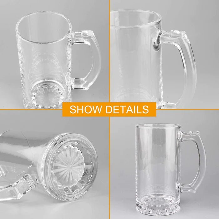 Beer Mugs 450 ml (Pack Of 2) - Skyborn