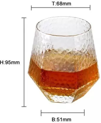 Highball Crystal Whisky Glass (310 ml)(Pack Of 6)