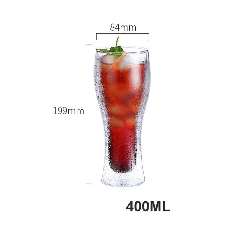 Double Wall Beer Pilsner glass (420ML) (Pack Of 6)