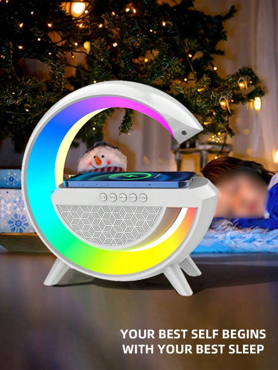 Big G LED Wireless Charging With Speaker