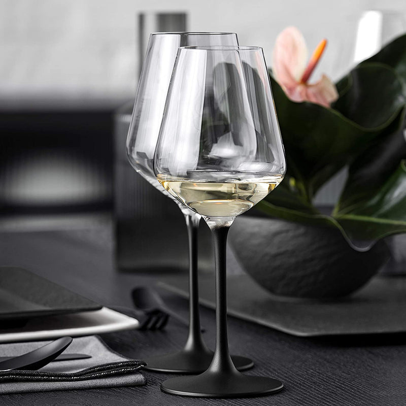 Rock Crystal Wine Glass Set - 510ML (Pack Of 6)